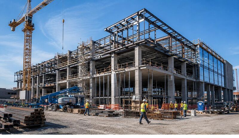 Commercial construction project